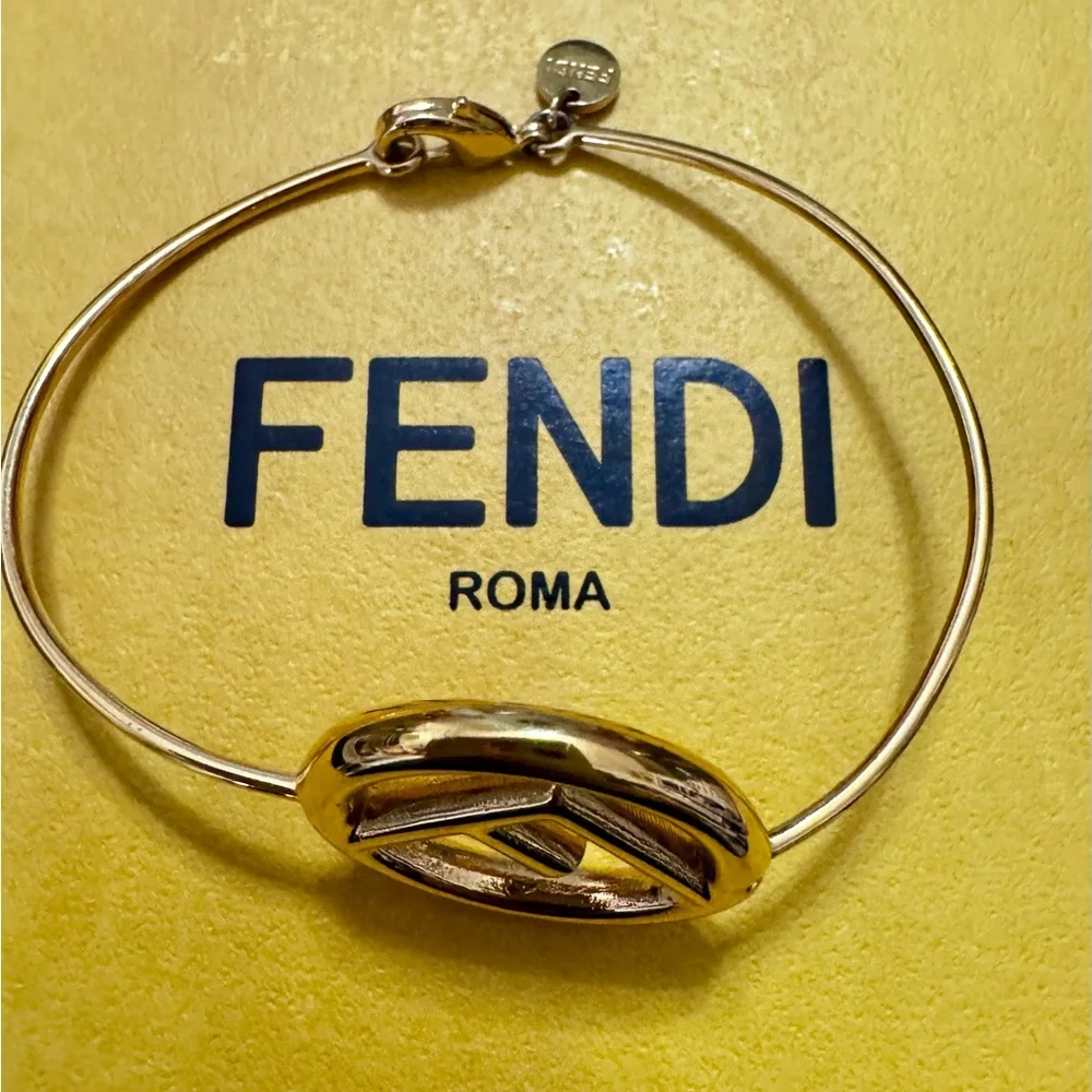 Gold Fendi Bracelet
